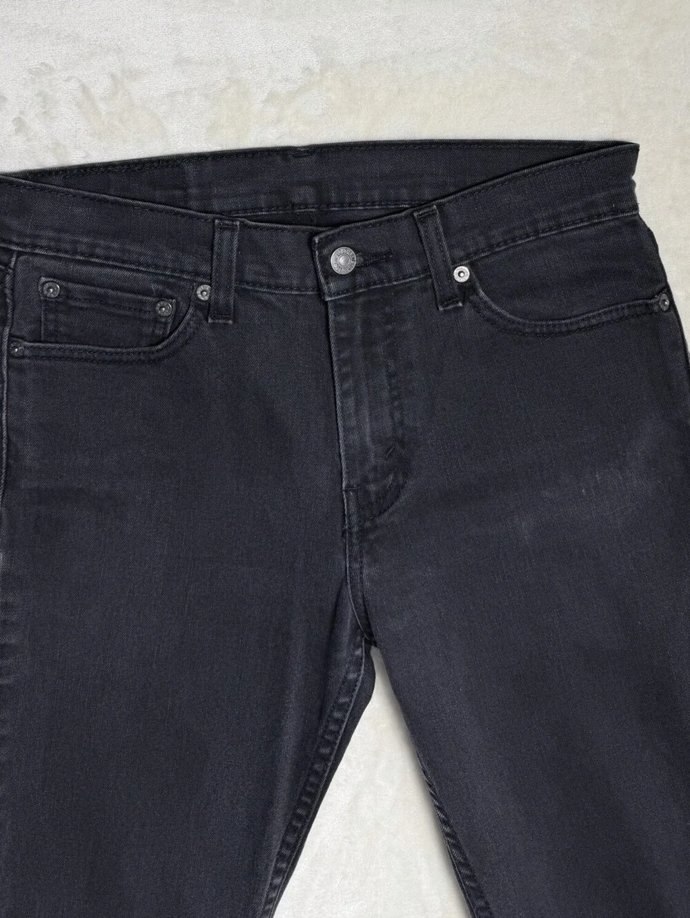 Levis 511 Slim Fit Jeans Mens 29x30 Black Stretch Denim WaterLess Pants